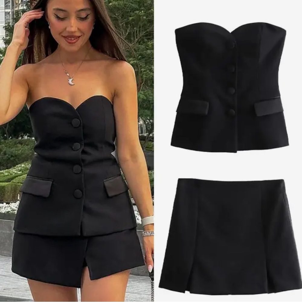 PINK women short set